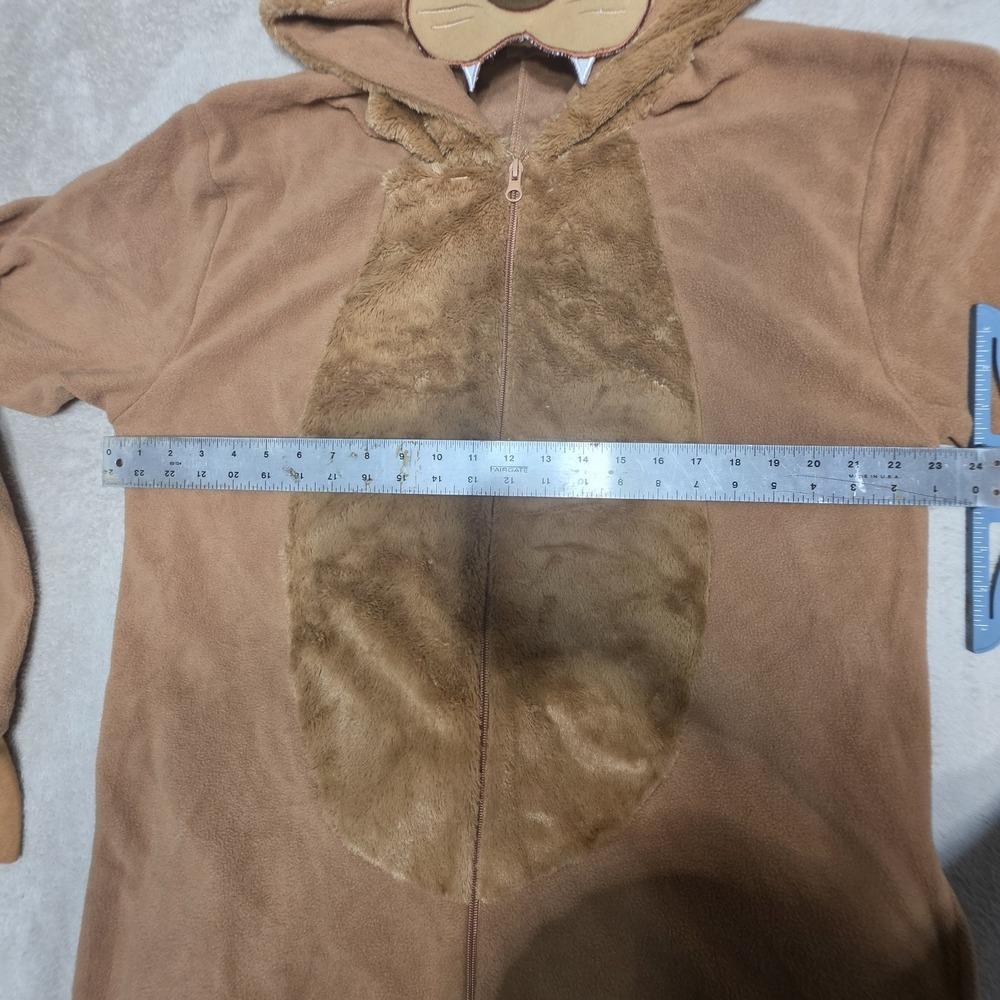 Spirit Halloween Lion Union Suit Adult XL Bodysuit Jumpsuit One Piece Costume - Picture 14 of 16